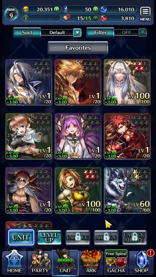 Last Cloudia Accounts GLOBAL|Rank 9|Top Tier Unit [Emperor Lonardo,Arkh image 1