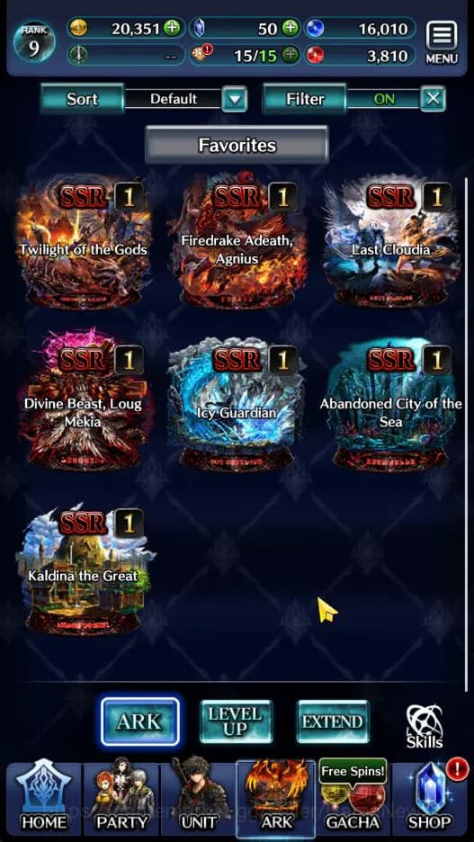 Last Cloudia Accounts GLOBAL|Rank 9|Top Tier Unit [Emperor Lonardo,Arkh image 3