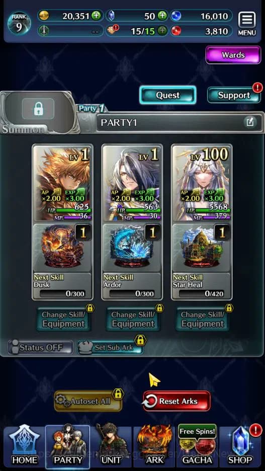 Last Cloudia Accounts GLOBAL|Rank 9|Top Tier Unit [Emperor Lonardo,Arkh image 4