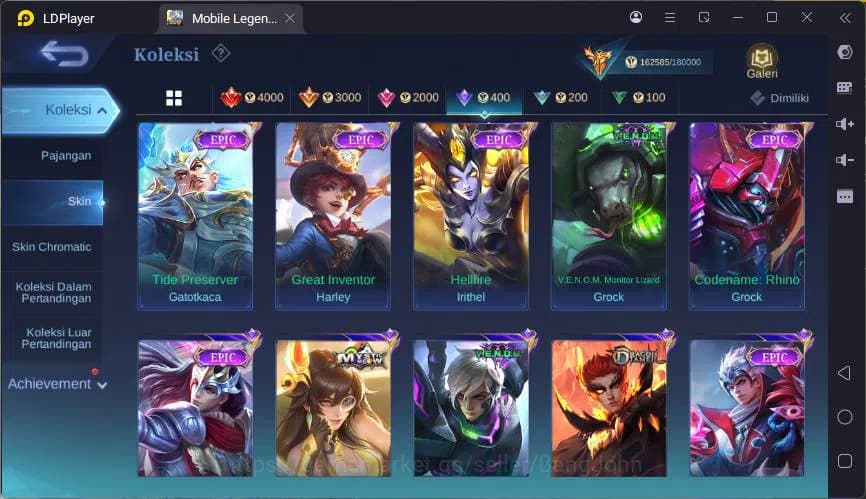 Mobile Legends: Bang Bang Accounts GLOBAL|Hero 132|Skin 487|LGN Lunox,Kof Valir+Auror image 14