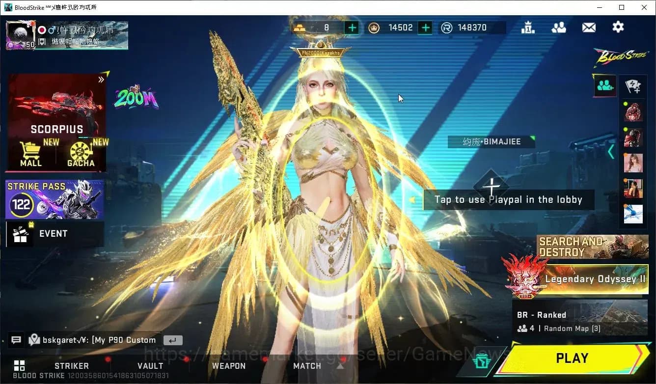 Blood Strike Accounts ASIA|ETERNAL Emma-Luxie,Kala-Req+Collab BLEACH[Lv3 image 1