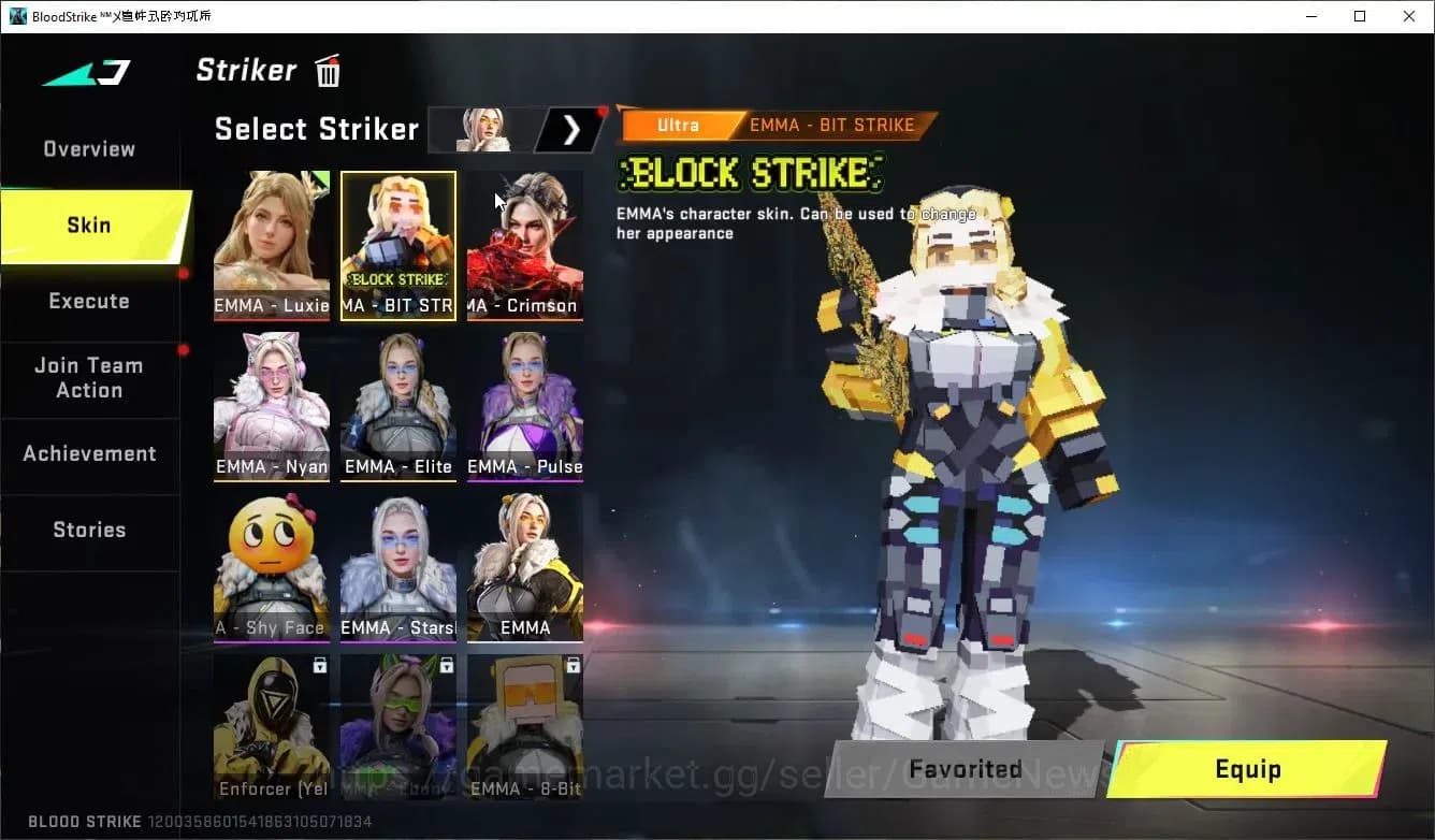Blood Strike Accounts ASIA|ETERNAL Emma-Luxie,Kala-Req+Collab BLEACH[Lv3 image 11