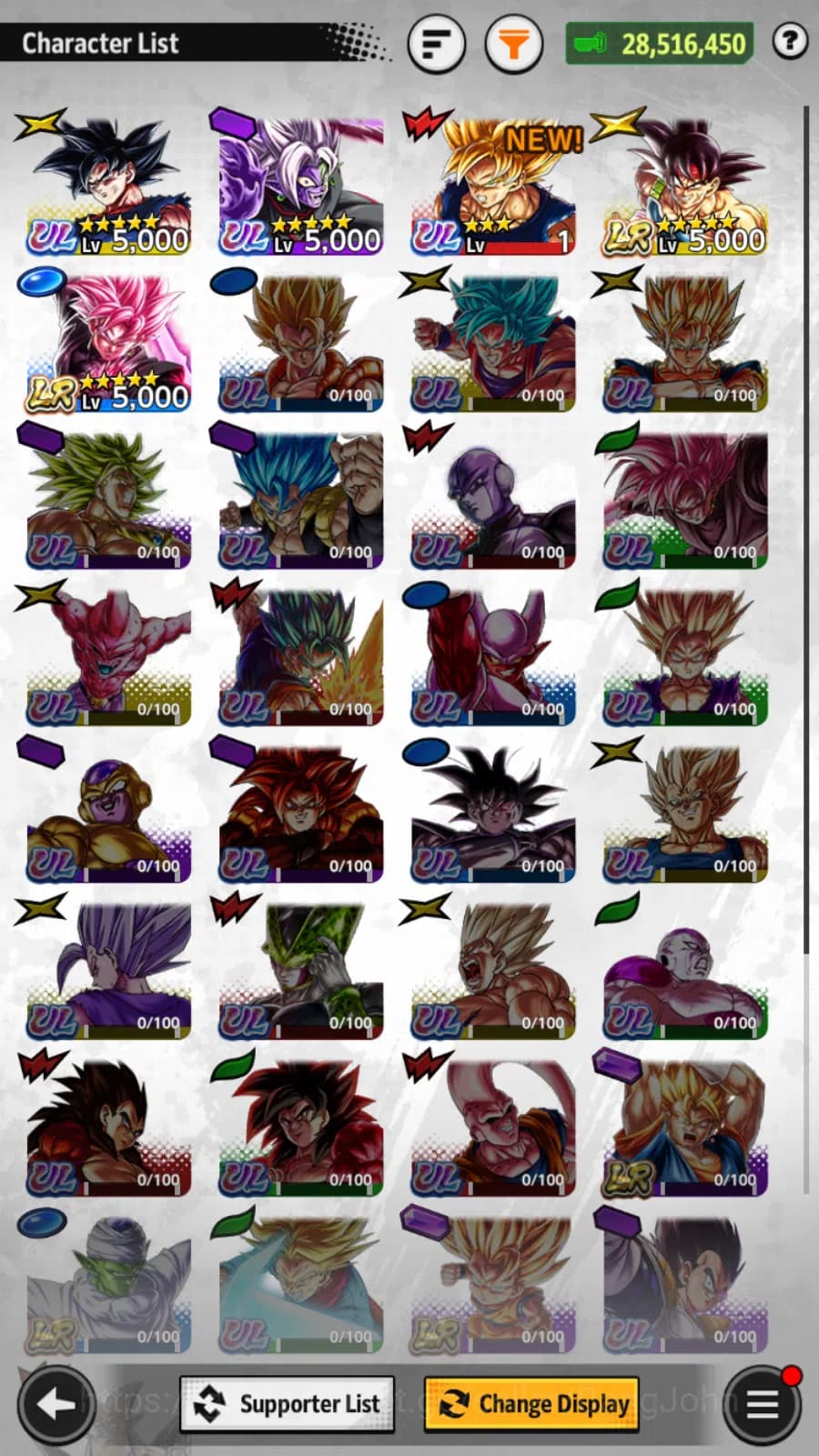 Dragon Ball Legends Accounts LVL 150| total power 28M|Supervillain Goku Black,B image 2