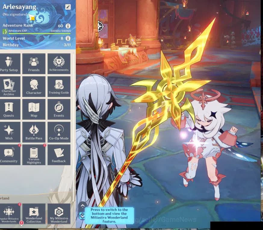 Genshin Impact Accounts Asia|AR 60|21 Limited +7(Weapon) |Arlecch +sign,Fl image 1