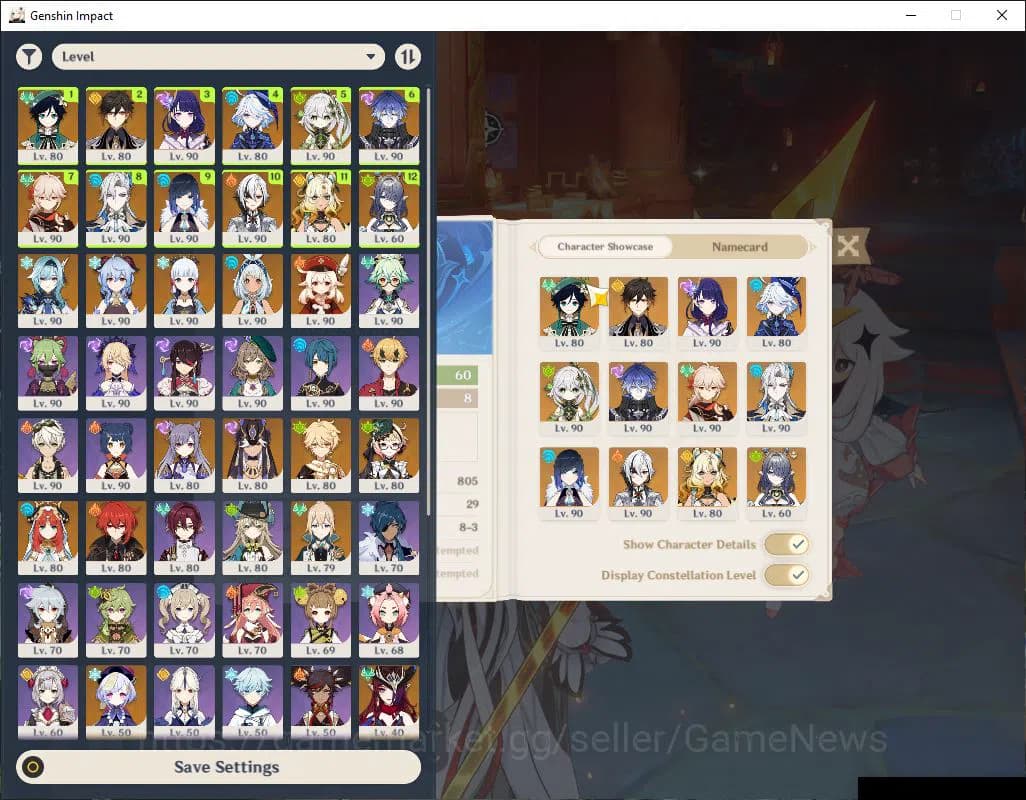 Genshin Impact Accounts Asia|AR 60|21 Limited +7(Weapon) |Arlecch +sign,Fl image 2