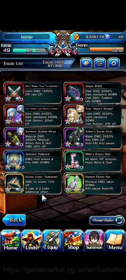 Grand Summoners Accounts Global|Rank 49|3 Ascend+2 TW| DL RimuruTW, Mami To image 5