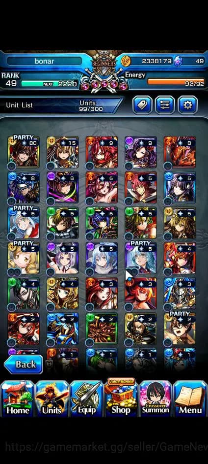 Grand Summoners Accounts Global|Rank 49|3 Ascend+2 TW| DL RimuruTW, Mami To image 6