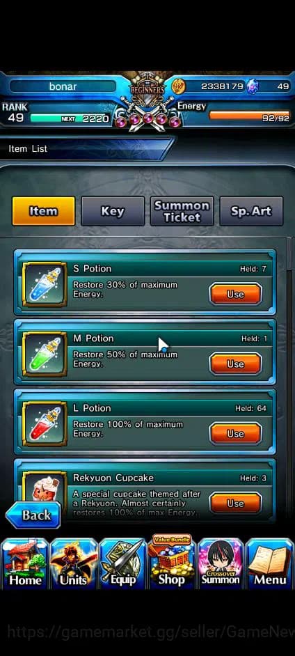 Grand Summoners Accounts Global|Rank 49|3 Ascend+2 TW| DL RimuruTW, Mami To image 9