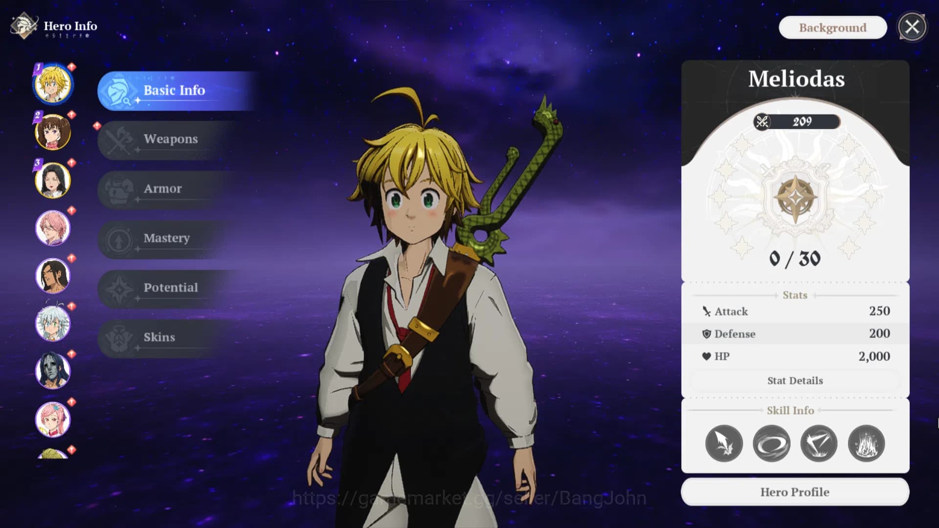 The Seven Deadly Sins: Origin Accounts EUROPE|Fresh Starter Lvl 2|3 SSR| Meliodas, Diane, image 13