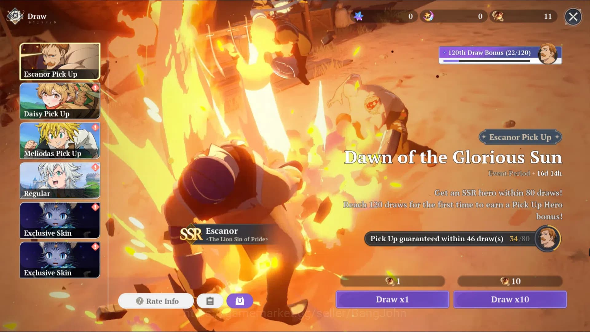 The Seven Deadly Sins: Origin Accounts EUROPE|Fresh Starter Lvl 2|3 SSR| Meliodas, Diane, image 6