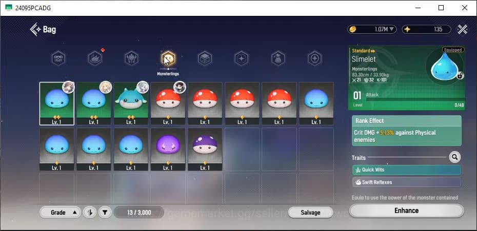 Mongil:Star Dive Accounts Global | Lv 4 |Fresh Starter + 13 Ticket Compass image 7