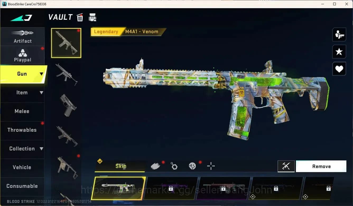 Blood Strike Accounts ASIA | 4 BLEACH chests | Legendary AUG, M4A1 | Epi image 7