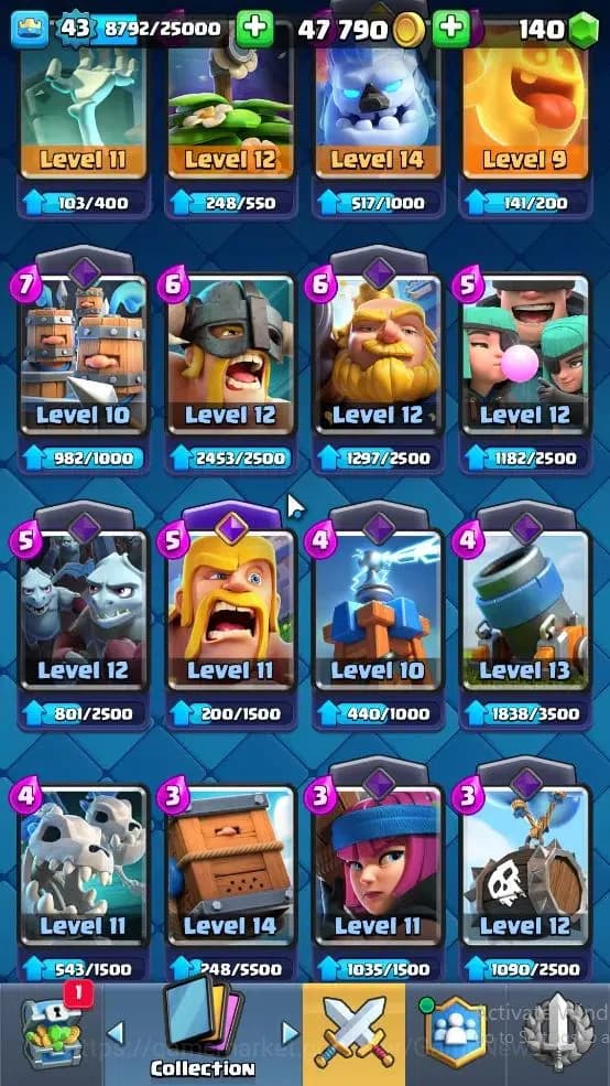 Clash Royale Accounts Lv 43|KTL 14|Trophy 8578|Card 121|8 EVO,4 Hero,21 image 11