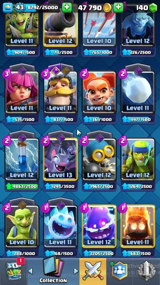 Clash Royale Accounts Lv 43|KTL 14|Trophy 8578|Card 121|8 EVO,4 Hero,21 image 12