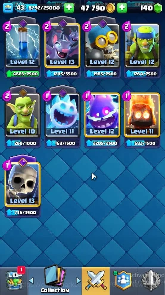 Clash Royale Accounts Lv 43|KTL 14|Trophy 8578|Card 121|8 EVO,4 Hero,21 image 13
