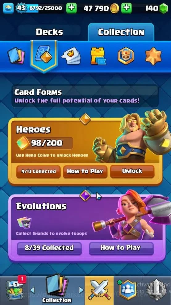Clash Royale Accounts Lv 43|KTL 14|Trophy 8578|Card 121|8 EVO,4 Hero,21 image 14