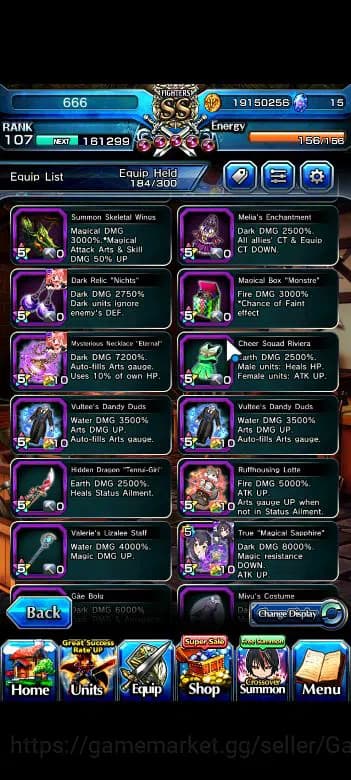 Grand Summoners Accounts Global|Rank 107|20 Ascend+8 TW|[Roy,Inumuta,S Miyu image 11