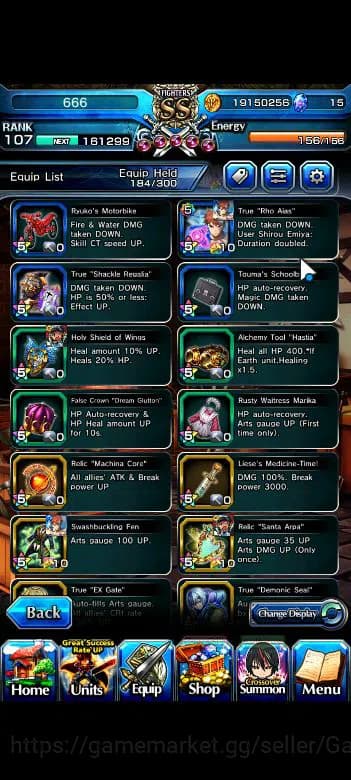 Grand Summoners Accounts Global|Rank 107|20 Ascend+8 TW|[Roy,Inumuta,S Miyu image 15