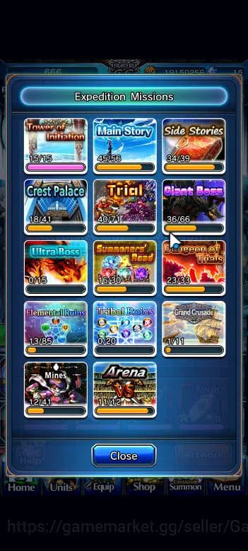 Grand Summoners Accounts Global|Rank 107|20 Ascend+8 TW|[Roy,Inumuta,S Miyu image 18