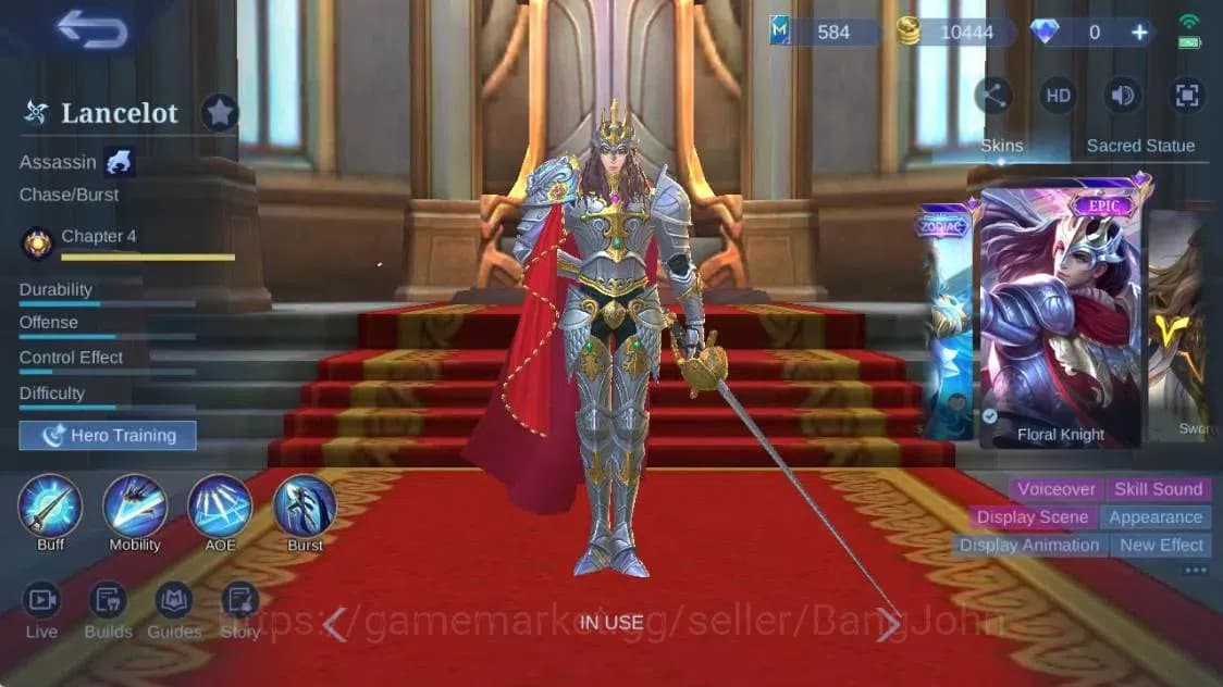 Mobile Legends: Bang Bang Accounts Global|Hero 95|Skin 174|Expert|CC Natalia|Gaara|Ep image 10