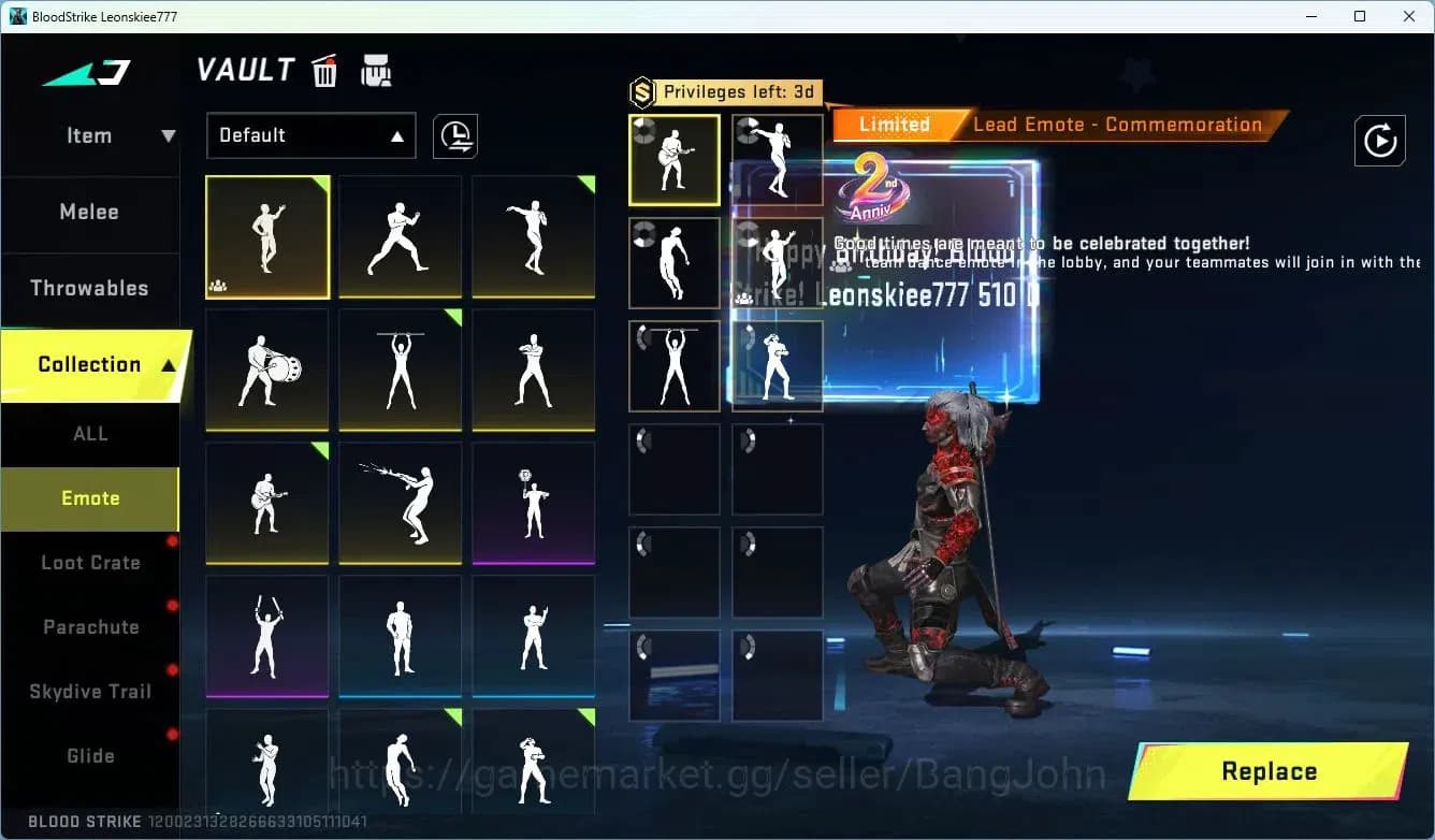 Blood Strike Accounts ASIA | EVO FAL-Evolved Draco | 4 Collab Skins | 11 image 13