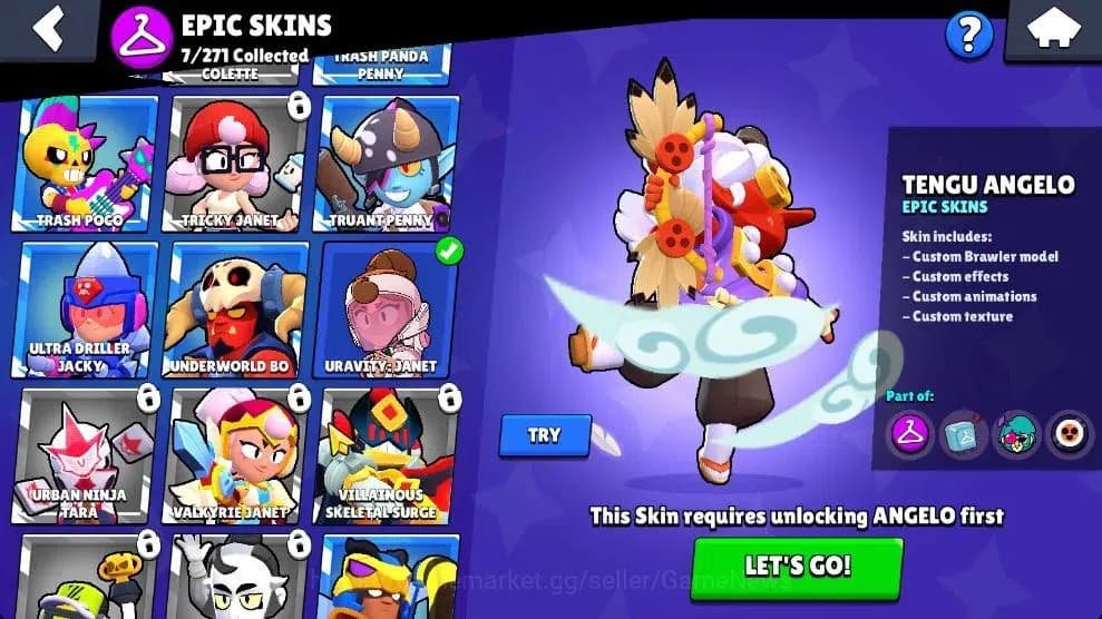 Brawl Stars Accounts 3711 Trophy|37 Brawlers 3 Max Lvl [Mico,Chester,Bu image 13