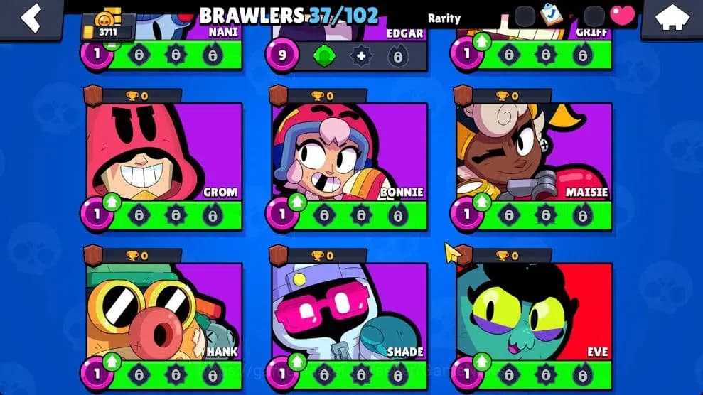 Brawl Stars Accounts 3711 Trophy|37 Brawlers 3 Max Lvl [Mico,Chester,Bu image 7
