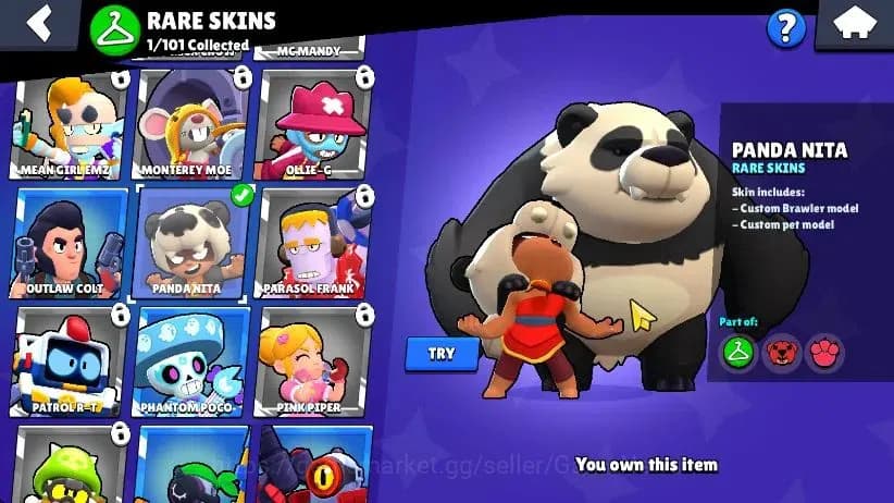 Brawl Stars Accounts 1012 Trophy|17 Brawlers 3 Max Lvl [Glowy,Edgar,She image 6
