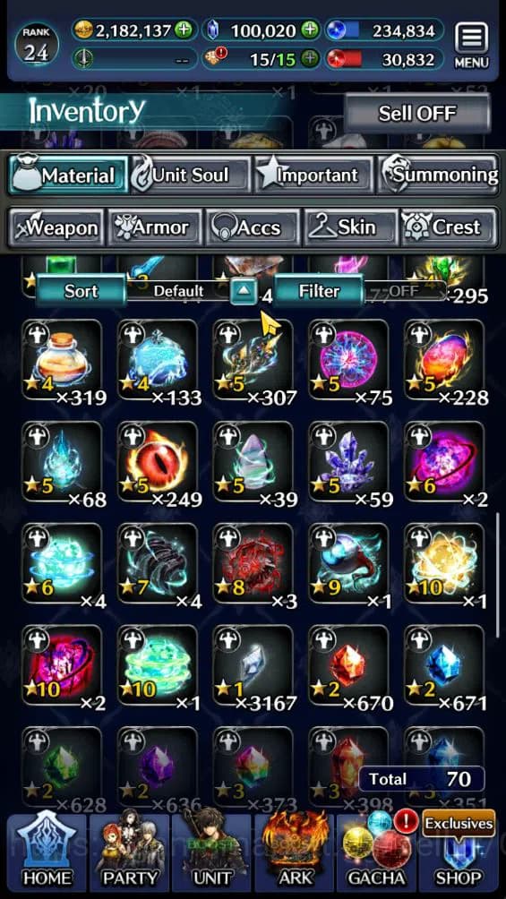 Last Cloudia Accounts GLOBAL|100k Cryst|Collab Slime (Benimaru+Ark,Diabl image 10