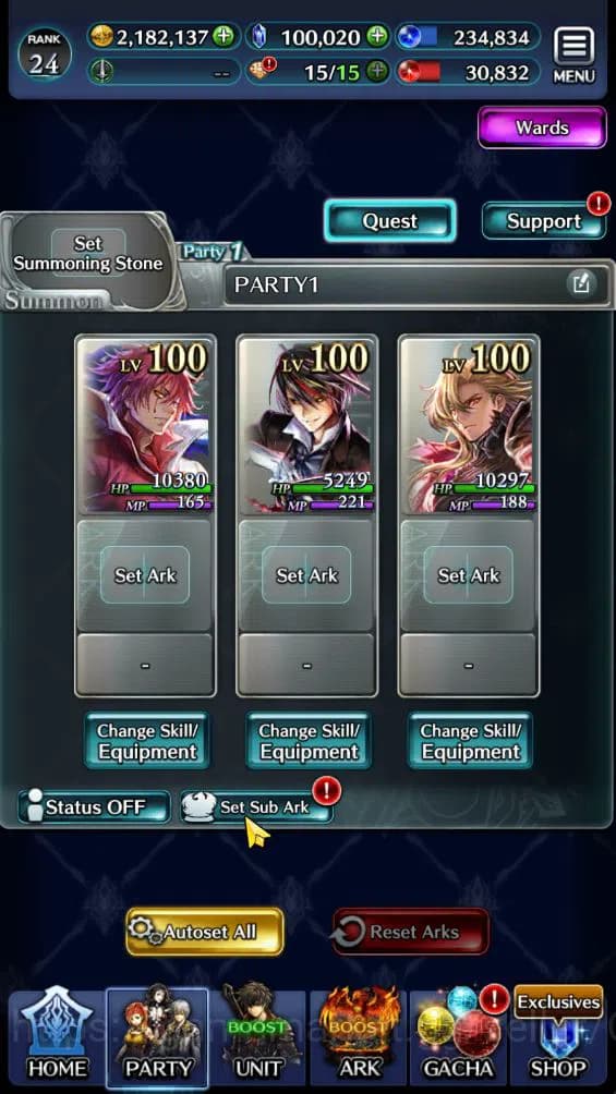 Last Cloudia Accounts GLOBAL|100k Cryst|Collab Slime (Benimaru+Ark,Diabl image 6
