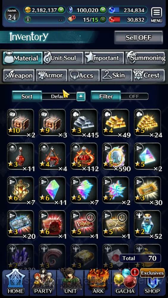 Last Cloudia Accounts GLOBAL|100k Cryst|Collab Slime (Benimaru+Ark,Diabl image 9