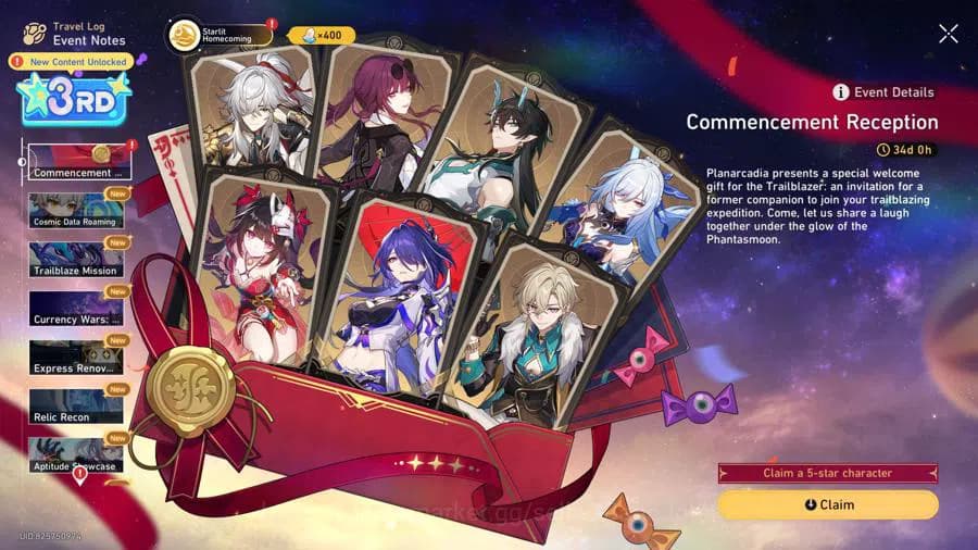 Honkai Star Rail Accounts ASIA | TL 70 | 21 LIMIT | CASTORICE PRIME TEAM + S image 11