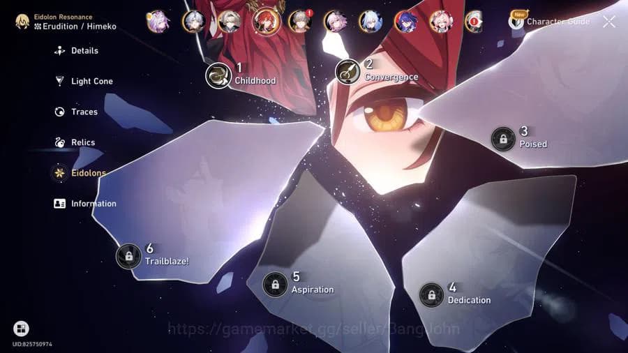 Honkai Star Rail Accounts ASIA | TL 70 | 21 LIMIT | CASTORICE PRIME TEAM + S image 15