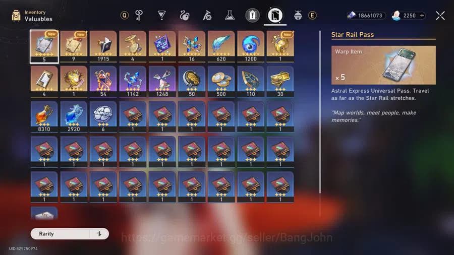 Honkai Star Rail Accounts ASIA | TL 70 | 21 LIMIT | CASTORICE PRIME TEAM + S image 4