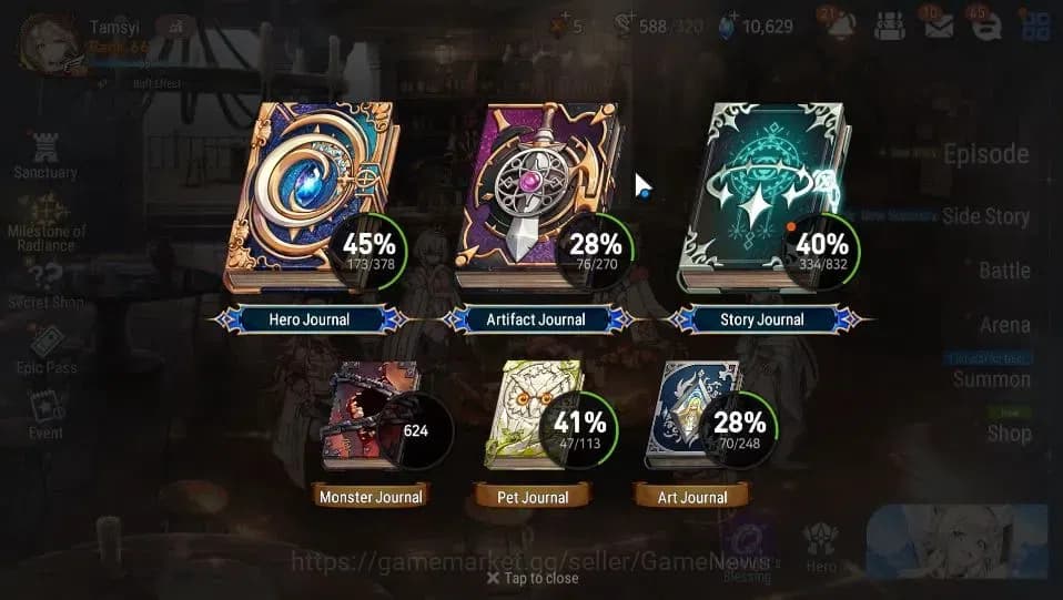Epic Seven Accounts ASIA Unverif|New Era|16 ML(LOTScales,BArunka,RoLig image 3
