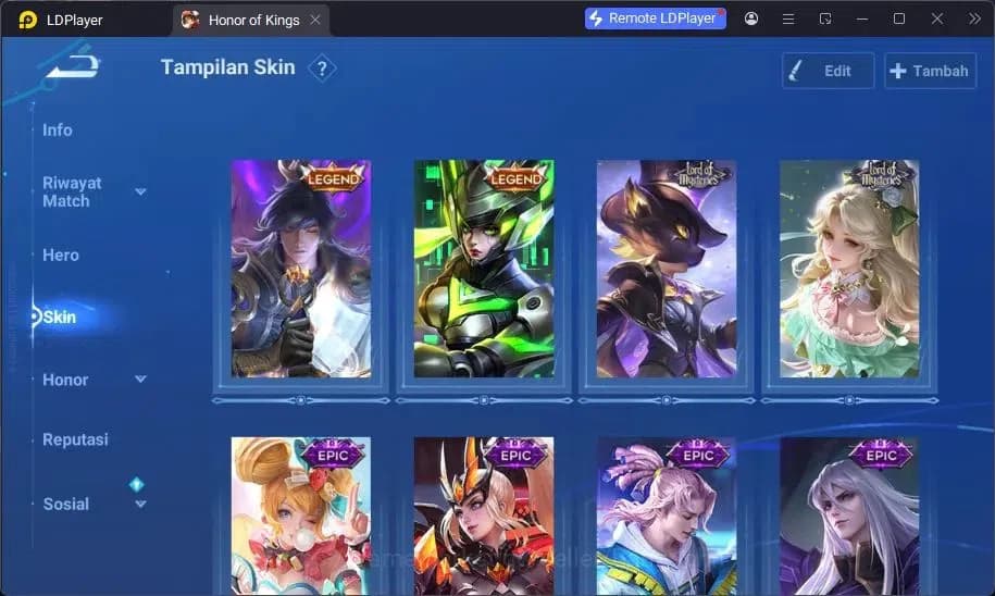 Honor of Kings Accounts Global | 47H/44S | 2 LGD Li Xin, Lady Sun | 2 Lord image 11