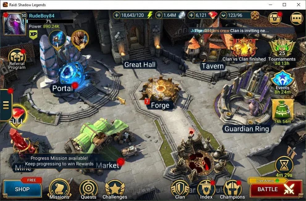 Raid: Shadow Legends Accounts Lv50 890K Power|1 Mythic(Galleus)|29 Legend(Ninja, image 1