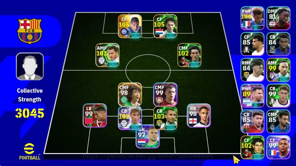 eFootball Accounts Mobile|Big time Shunsuke Nakamura,Adriano,Marco Va image 1