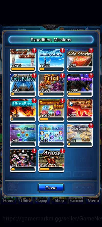 Grand Summoners Accounts Global|Rank 61|9 Ascend|FenTW,ShishioTW,Jay,Chloe, image 10