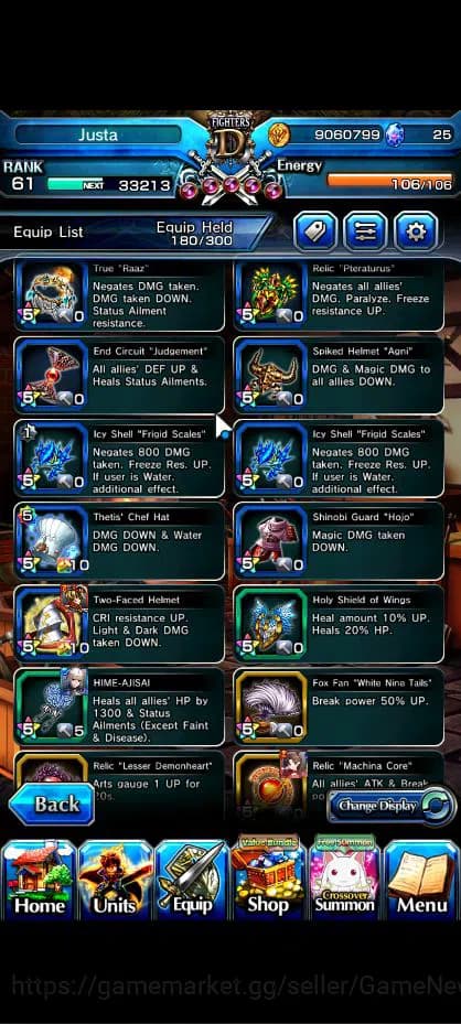 Grand Summoners Accounts Global|Rank 61|9 Ascend|FenTW,ShishioTW,Jay,Chloe, image 8