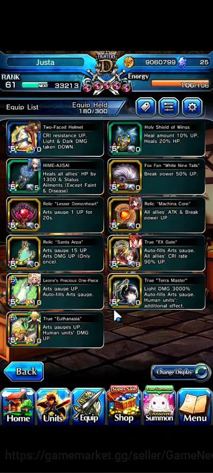 Grand Summoners Accounts Global|Rank 61|9 Ascend|FenTW,ShishioTW,Jay,Chloe, image 9
