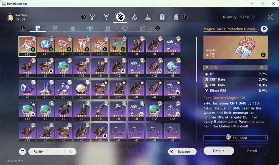 Honkai Star Rail Accounts ASIA | TL 33 | 7 LIMIT | SILVER WOLF | YAO GUANG | image 10