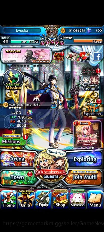 Grand Summoners Accounts Global|Rank 49|1 SP.Art|10 Ascend|Summer Miyu,Pinn image 1