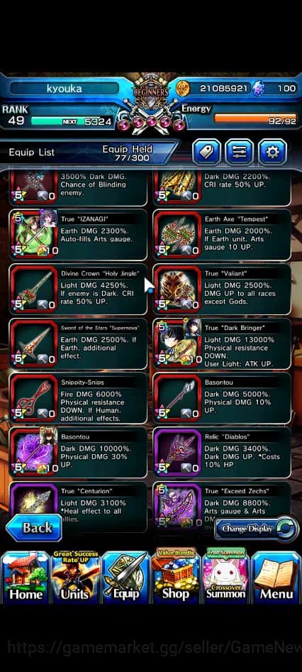 Grand Summoners Accounts Global|Rank 49|1 SP.Art|10 Ascend|Summer Miyu,Pinn image 10