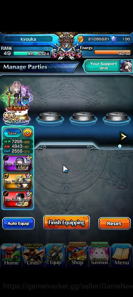 Grand Summoners Accounts Global|Rank 49|1 SP.Art|10 Ascend|Summer Miyu,Pinn image 4