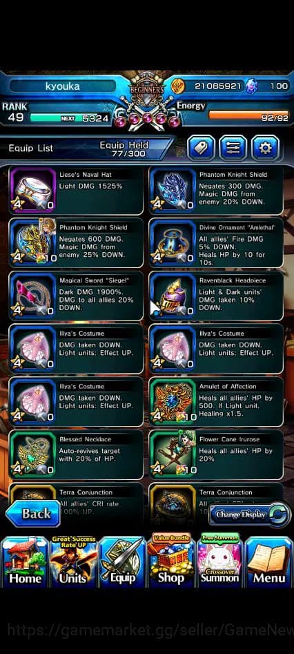 Grand Summoners Accounts Global|Rank 49|1 SP.Art|10 Ascend|Summer Miyu,Pinn image 8