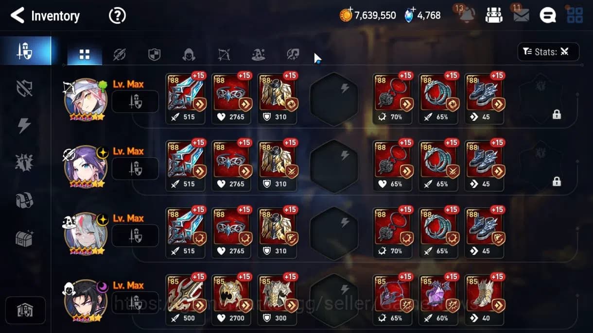 Epic Seven Accounts GLOBAL Unverif|New Era|2 ML(SALOME, NM Luna)+ Jenu image 14
