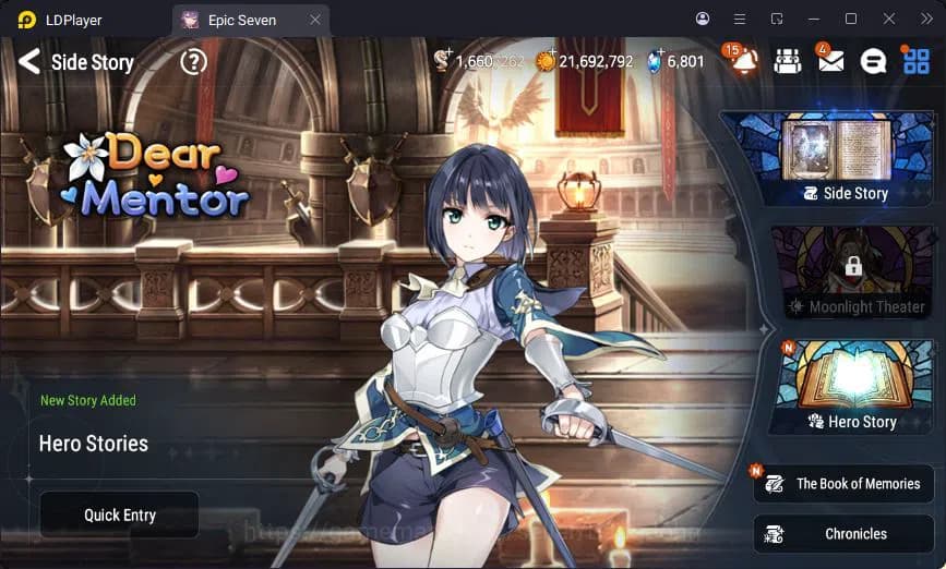 Epic Seven Accounts Global Unverif | 3ML | Vildred | Furious | Landy | image 13