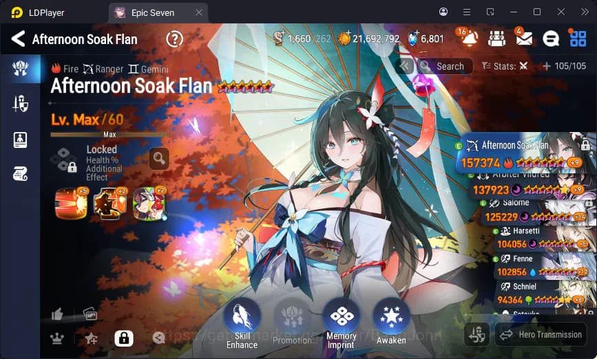 Epic Seven Accounts Global Unverif | 3ML | Vildred | Furious | Landy | image 16