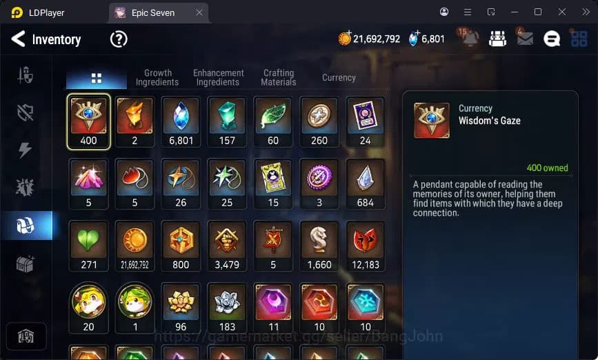 Epic Seven Accounts Global Unverif | 3ML | Vildred | Furious | Landy | image 9